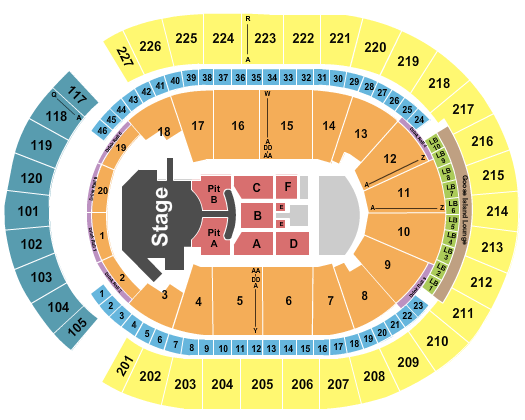 T-Mobile Arena Camila Cabello Seating Chart